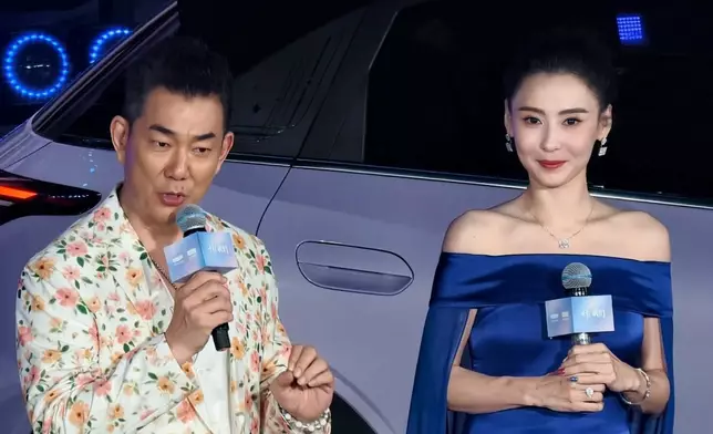 張栢芝與任賢齊亮相公開活動。