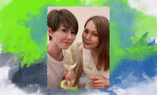 胡定欣與胡媽媽的相片