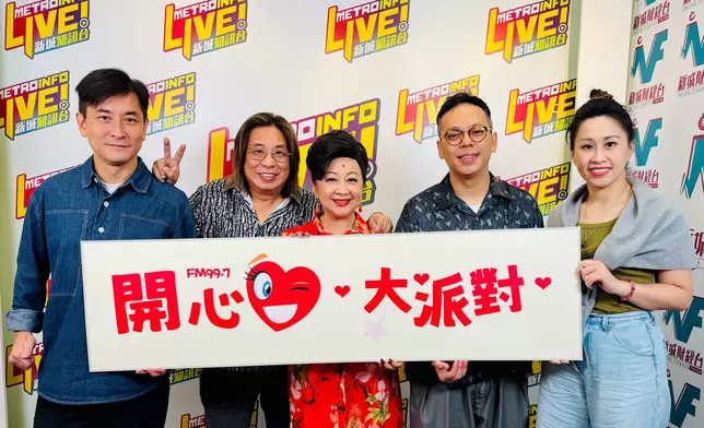 林敏驄接受新城《開心大派對》。