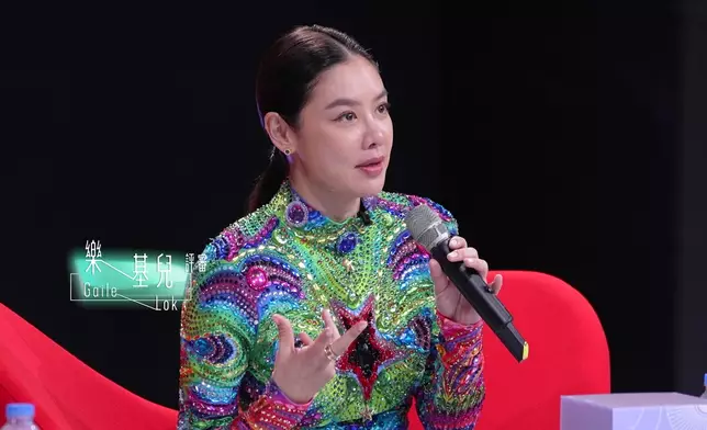 樂基兒：「佢嘅Idea係fierce同埋好似個deadly weapon咁，Model show到嗰個fierceness，幫你加咗分。」