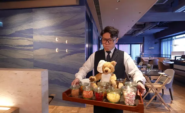 餐後有貼心可愛的熊仔軟糖。