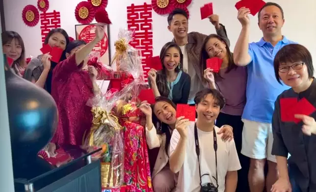 天佑公開當日靚相。