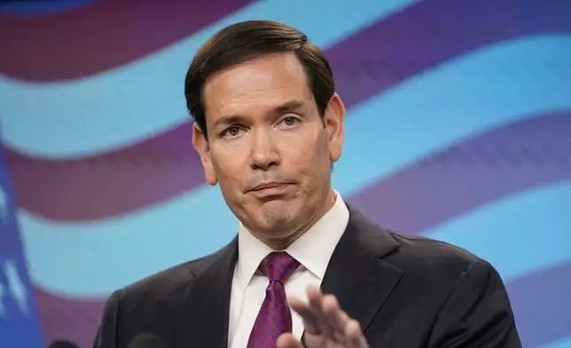 美國國務卿魯比奧通。AP資料圖片