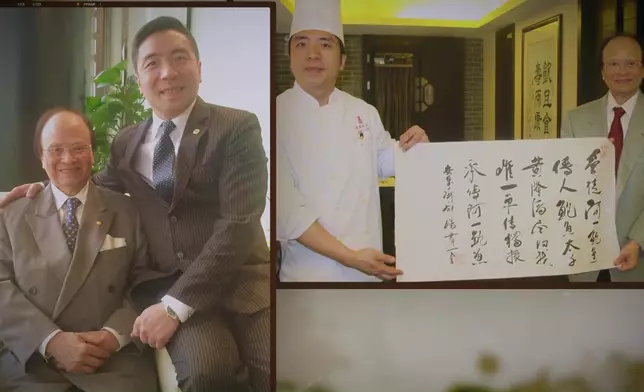 dam更是已故「香港四大名廚」之一的楊貫一（一哥）溏心鮑魚繼承者兼徒弟。