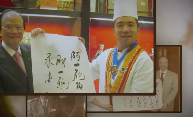 dam更是已故「香港四大名廚」之一的楊貫一（一哥）溏心鮑魚繼承者兼徒弟。