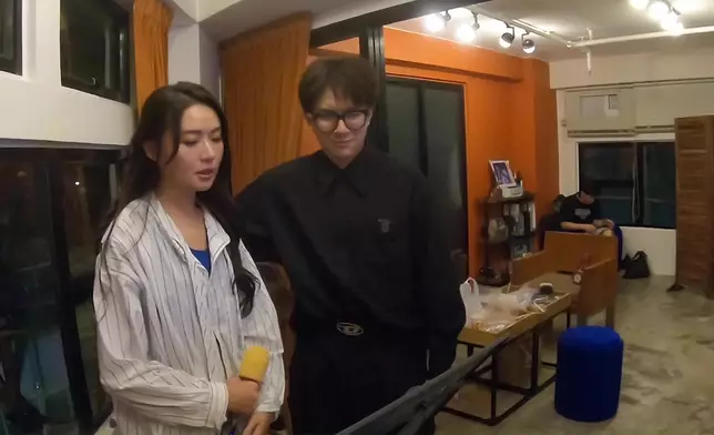 二人排練期間亦相當投入。