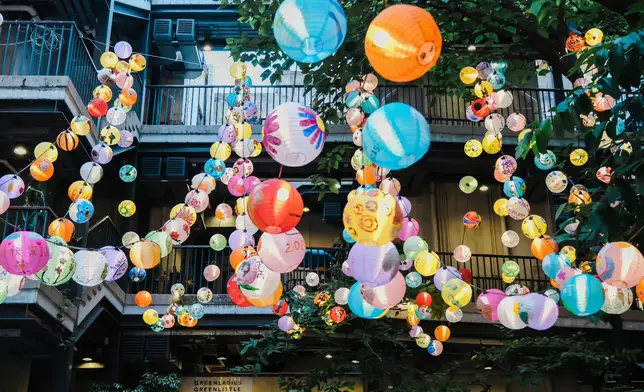 灣仔藍屋有逾700個手繪燈籠。嘩藍屋FB圖片