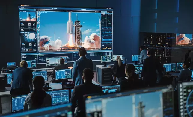 CID以嶄新AI技術勾勒出國家不同的現代發展面貎，包括航天科技、高端工業、醫藥生物科技、物流航運等。