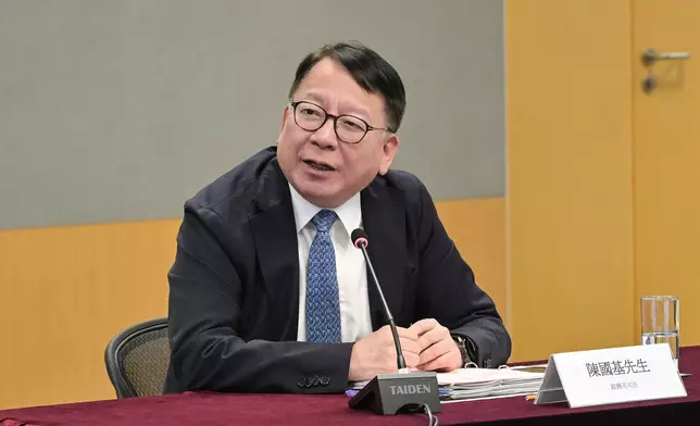 政務司司長陳國基。 政府新聞處圖片