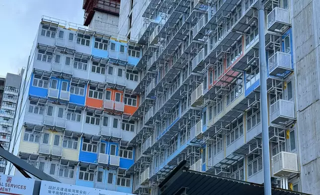 柴灣常安街簡約公屋地盤。巴士的報記者攝