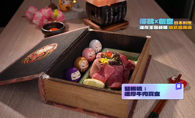 點火開啟牛肉寶盒，過程充滿儀式感。