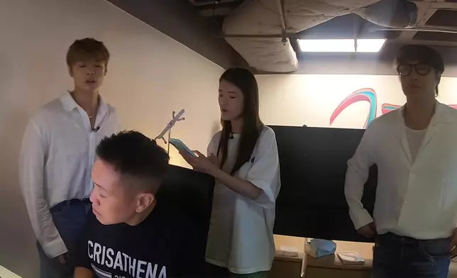 二人排練期間片段。