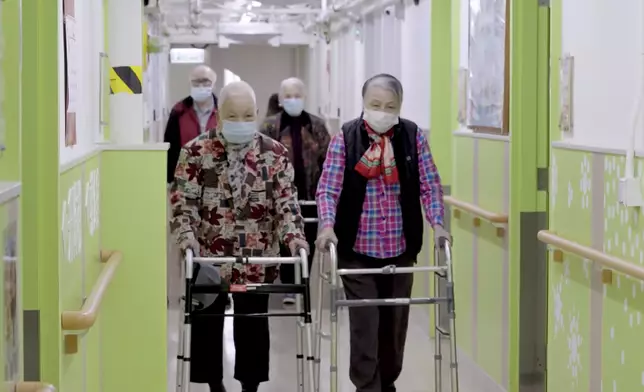 社署暫託服務。長者住宿暫託服務宣傳短片截圖