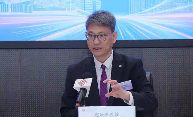 趙汝恒教授深入介紹了理大在推動低空經濟方面的重要舉措及計劃。