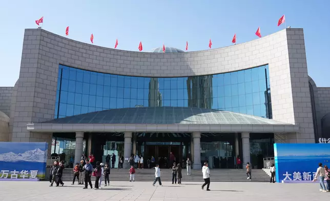 新疆維吾爾自治區博物館。巴士的報記者攝