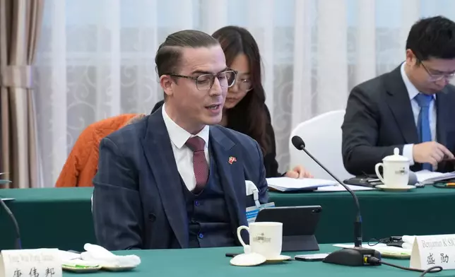 瑞士商會主席Benjamin Sigg。巴士的報記者攝