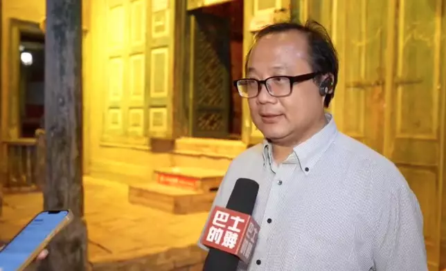 香港印尼商會主管何震東。巴士的報記者攝