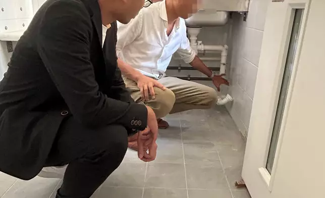 有區議員到單位了解。邱浩麟FB