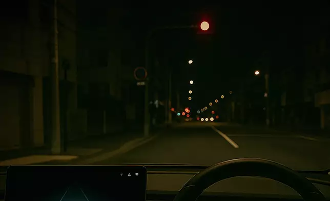 四野無人汽車顯示屏卻有不同顯示。