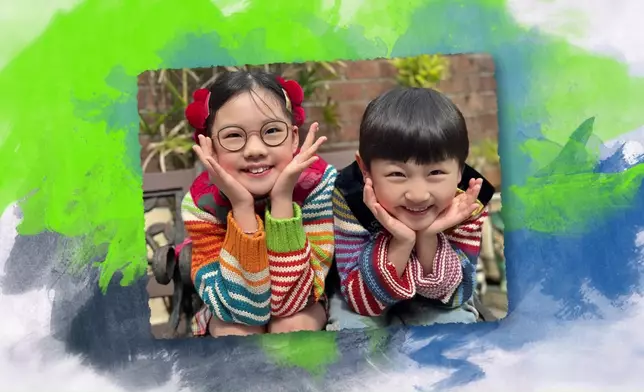 節目曝光了不少阿Shaun開心家庭照。