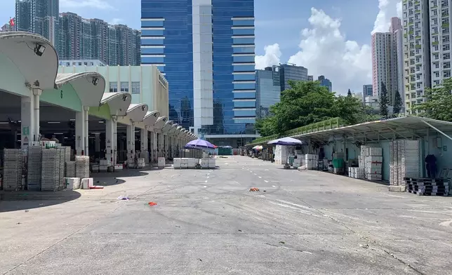 長沙灣蔬菜批發市場。政府圖片