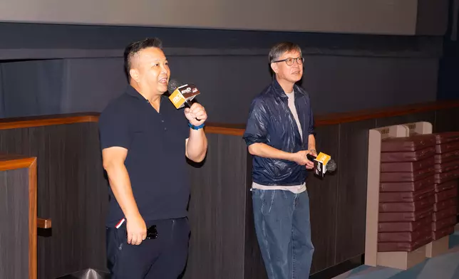 麥兆輝與劉偉強導演在終極謝票場承諾，只要有觀眾，《頭文字D》會繼續上映！