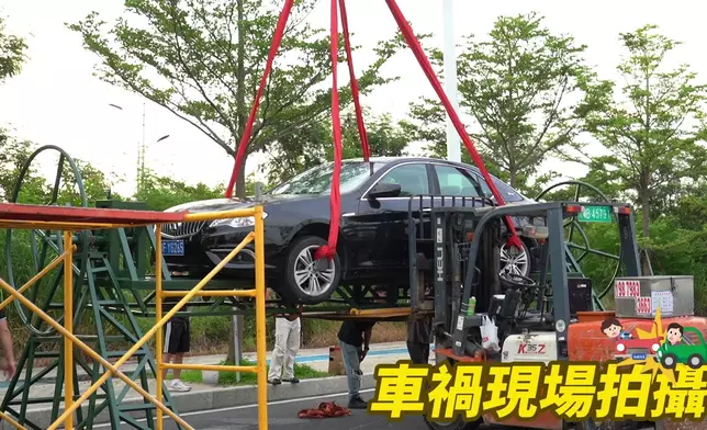 但係拍攝現場相當認真同大陣仗。