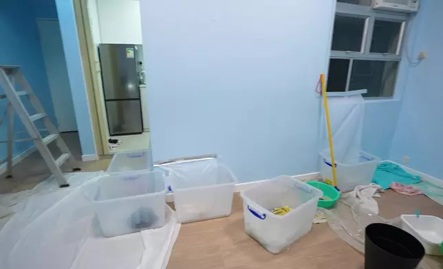 滲水情況嚴重至係咁漏水