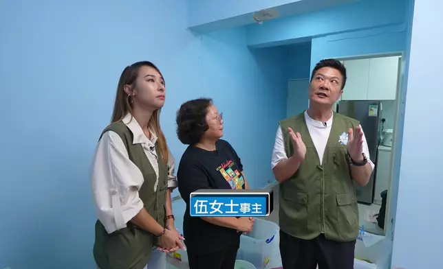 錢嘉樂及李旻芳貼心安慰伍女士