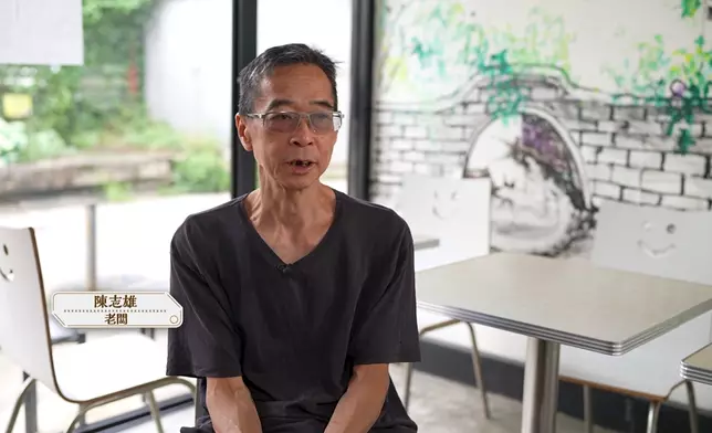 雄哥在元朗屏山經營一個人餐廳。