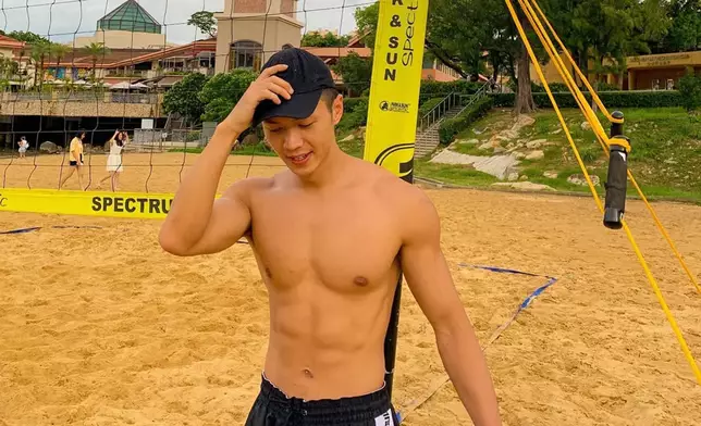 Kyle不但有樣有身材，更是前香港男子甲一排球員。