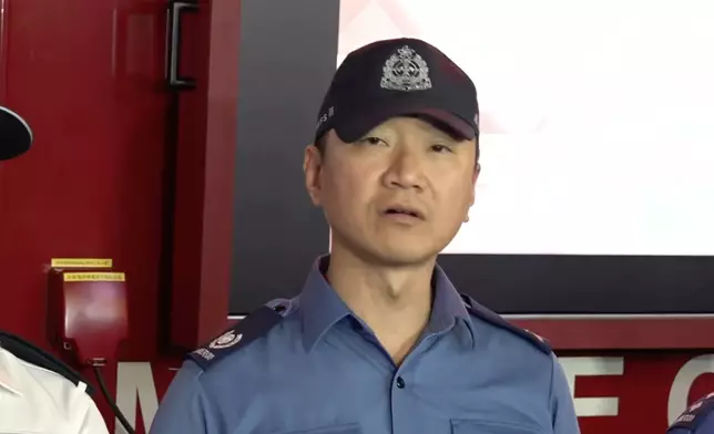 消防處消防區長盧瑞生。香港警察FB