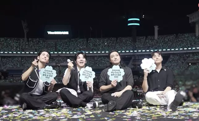 首隊登上⾼陽體育場的韓國Pop-Rock樂隊。 DAY6官方X圖片