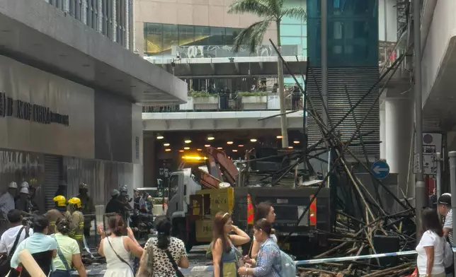 中環華懋大廈。巴士的報記者攝