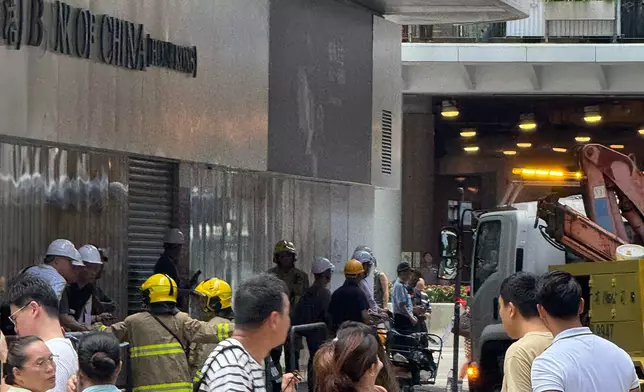 中環華懋大廈。巴士的報記者攝