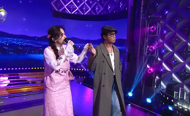 阿譚落場伴舞打氣