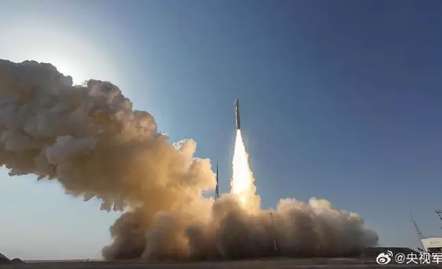 這次任務是力箭一號運載火箭的第9次飛行。微博圖片