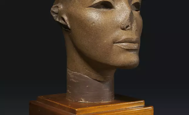 娜芙蒂蒂像頭部。埃及最高文物委員會圖片