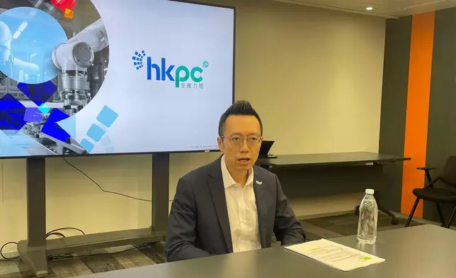 生產力局首席數總監黎少斌(巴士的報攝)