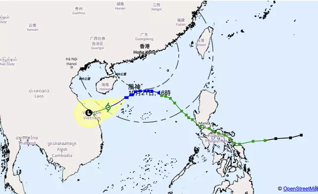 天氣。香港天文台圖片