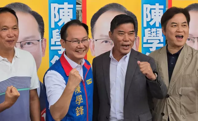 陳學鋒參選。巴士的報記者攝