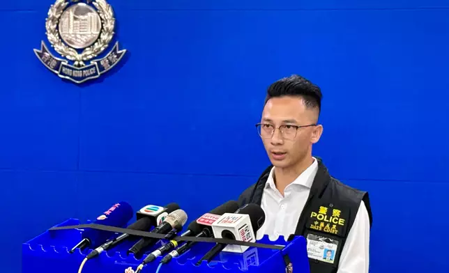 警方講述案情。