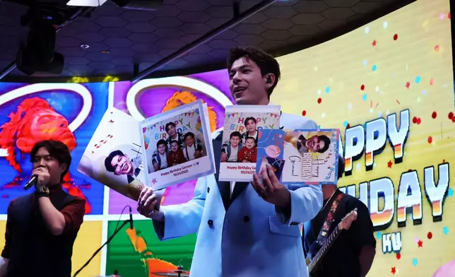 古淖文日前與數百粉絲一同慶祝生辰。