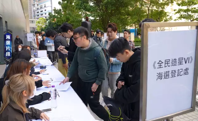 今屆《全民造星VI》有逾千人報名。