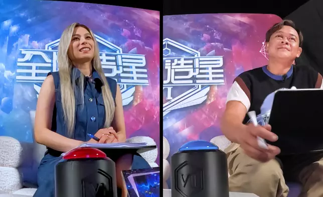 評判遲遲未按燈，Gin Lee不禁替參賽者肉緊起來。