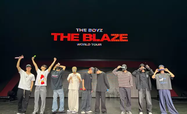 THE BOYZ正進行世界巡演。 THE BOYZ官方X圖片