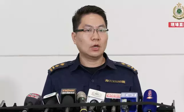 海關港口及海域科 海域行動組 高級督察黃家維