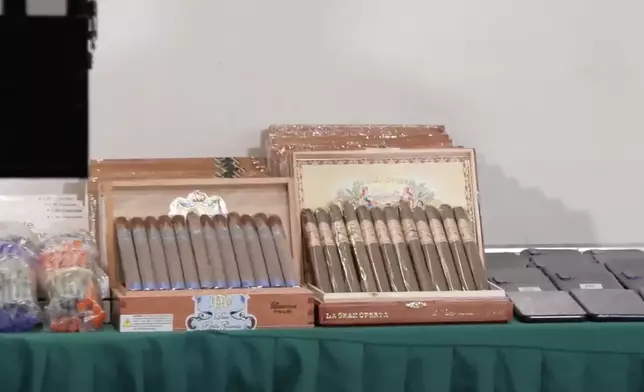 行動中檢獲的走私煙草製品