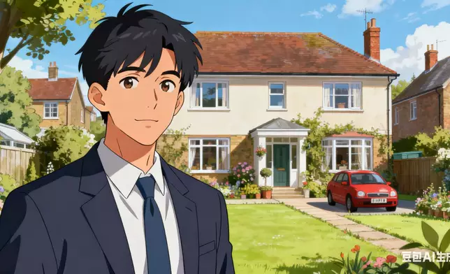 但樓主表示住屋這一點英國是勝過香港的。AI生成圖片