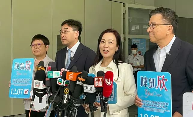 陳凱欣報名。巴士的報記者攝